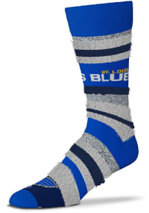 St Louis Blues Mountain Stripe Sleep Soft Womens Quarter Socks
