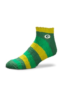 Green Bay Packers Rainbow II Sleep Soft Womens Quarter Socks