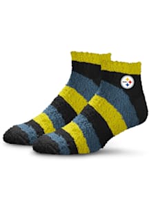 Pittsburgh Steelers Rainbow II Sleep Soft Womens Quarter Socks