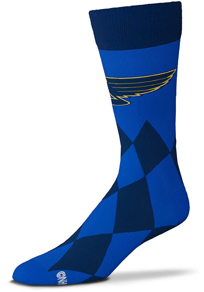 st louis blues dress socks Over the Calf Dress Socks for Men | Size 13-16 XL Long & Tall Dress Socks