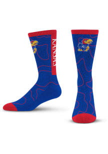 Kansas Jayhawks Systemic Mens Crew Socks