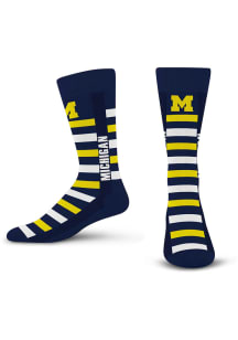 Michigan Wolverines Word Crosswalk Mens Dress Socks
