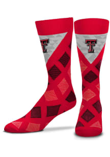 Texas Tech Red Raiders Dashed Diamonds Mens Argyle Socks