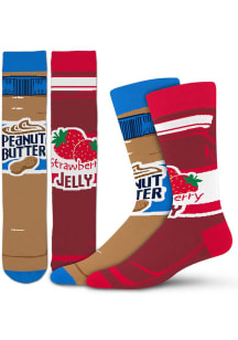 Peanut Butter and Jelly Mens Dress Socks