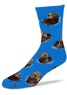 Sea Otter Head Mens Dress Socks