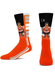 Philadelphia Flyers Orange Mascot Drip Youth Crew Socks