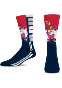 Cleveland Guardians Mascot Drip Mens Crew Socks