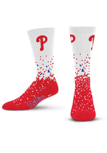 Philadelphia Phillies Spray Zone Mens Crew Socks