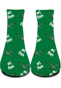 Philadelphia Eagles 1 Fan Baby Quarter Socks