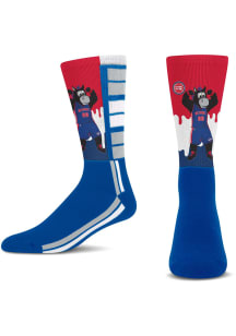 Detroit Pistons Mascot Drip Mens Crew Socks