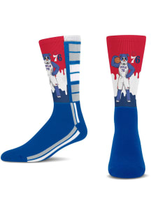 Philadelphia 76ers Mascot Drip Mens Crew Socks
