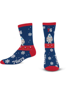 Philadelphia 76ers Sweater Yeti Mens Crew Socks
