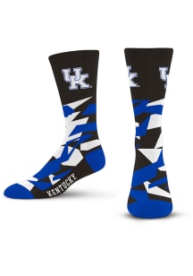 Kentucky Wildcats Shattered Camo Mens Crew Socks