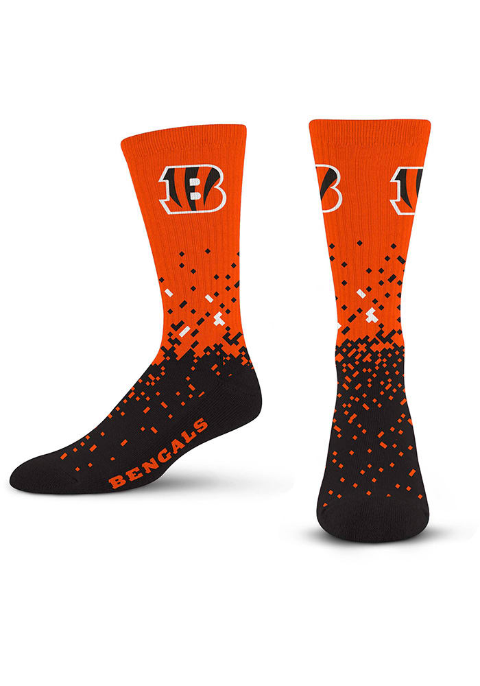 Cincinnati Bengals Spray Zone Mens Crew Socks