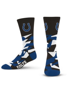 Indianapolis Colts Shattered Camo Mens Crew Socks