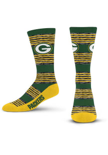 Green Bay Packers RMC Multi Stripe Mens Dress Socks