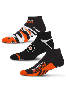 Philadelphia Flyers Camo Boom 3 Pack Mens No Show Socks