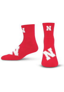 Nebraska Cornhuskers Big Teams Mens Quarter Socks