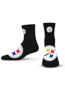 Pittsburgh Steelers Big Teams Mens Quarter Socks