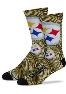 Pittsburgh Steelers Zubaz Zubified Mens Crew Socks
