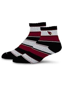 Arizona Cardinals Skip Stripe Womens Quarter Socks