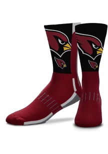 Arizona Cardinals Red Phenom Curve Youth Crew Socks