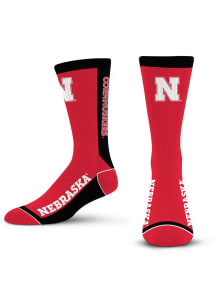 Nebraska Cornhuskers MVP Mens Crew Socks