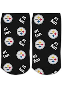 Pittsburgh Steelers #1 Fan Baby Quarter Socks