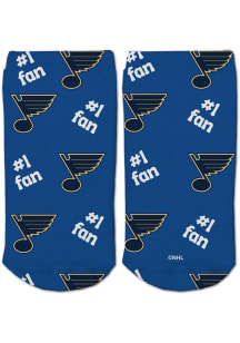 St Louis Blues #1 Fan Baby Quarter Socks