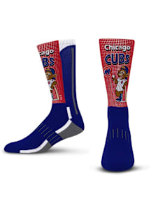 Chicago Cubs Blue Mascot Fever Youth Crew Socks