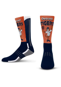 Detroit Tigers Blue Mascot Fever Youth Crew Socks