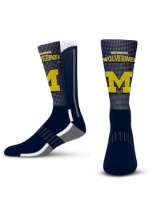 Mascot Fever Michigan Wolverines Youth Crew Socks - Yellow