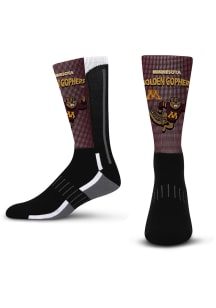 Mascot Fever Design Minnesota Golden Gophers Youth Crew Socks - Maroon