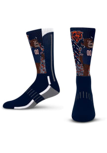 Chicago Bears Navy Blue Mascot Fever Youth Crew Socks