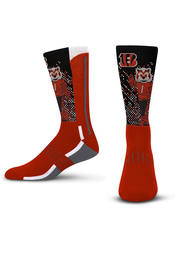 Cincinnati Bengals Mascot Fever Mens Crew Socks