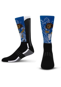 Detroit Lions Blue Mascot Fever Youth Crew Socks