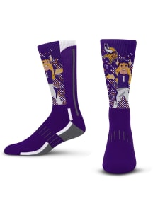 Minnesota Vikings Mascot Fever Mens Crew Socks