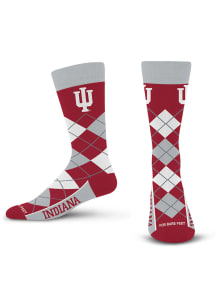 Indiana Hoosiers Remix Mens Argyle Socks
