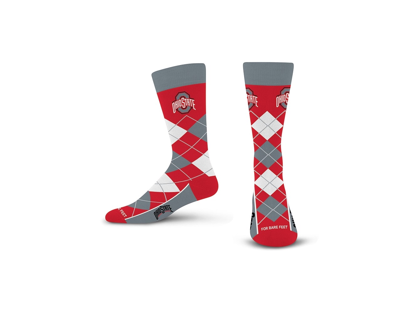 Ohio State Buckeyes Sock Store OSU Dress Socks, Argyle Socks