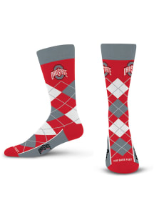 Ohio State Buckeyes Remix Mens Argyle Socks