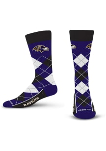 Baltimore Ravens Remix Mens Argyle Socks