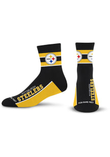 Pittsburgh Steelers Lil Deuce Mens Quarter Socks