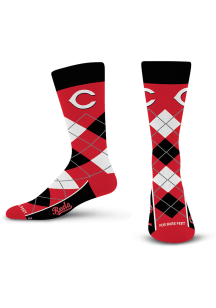 Cincinnati Reds Remix Mens Argyle Socks