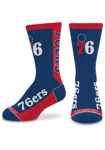 Philadelphia 76ers Blue 577 MVP Youth Crew Socks