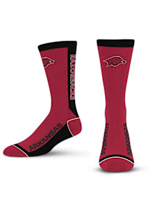 Arkansas Razorbacks Cardinal 577 MVP Youth Crew Socks