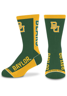 Baylor Bears Green 577 MVP Youth Crew Socks