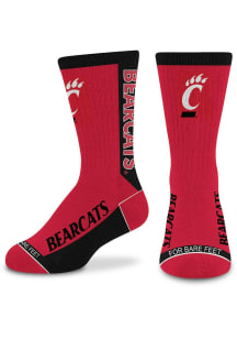 577 MVP Cincinnati Bearcats Youth Crew Socks - Red