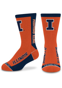 577 MVP Illinois Fighting Illini Youth Crew Socks - Orange