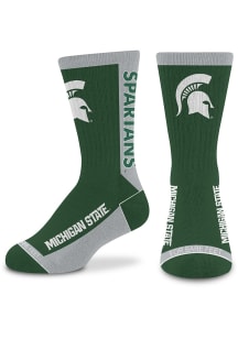 577 MVP Michigan State Spartans Youth Crew Socks - Green