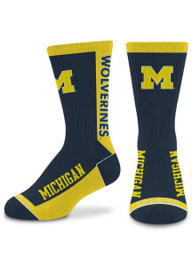 577 MVP Michigan Wolverines Youth Crew Socks - Yellow